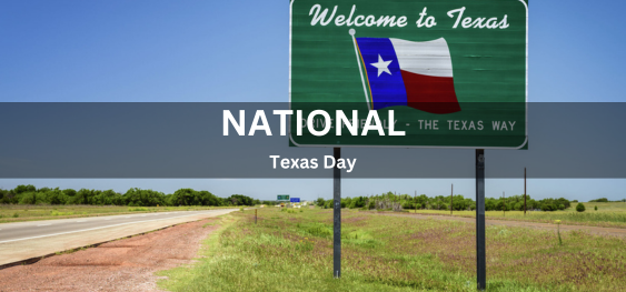 National Texas Day [राष्ट्रीय टेक्सास दिवस]